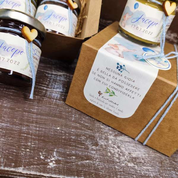 bomboniere crema spalmabile ecofattoart